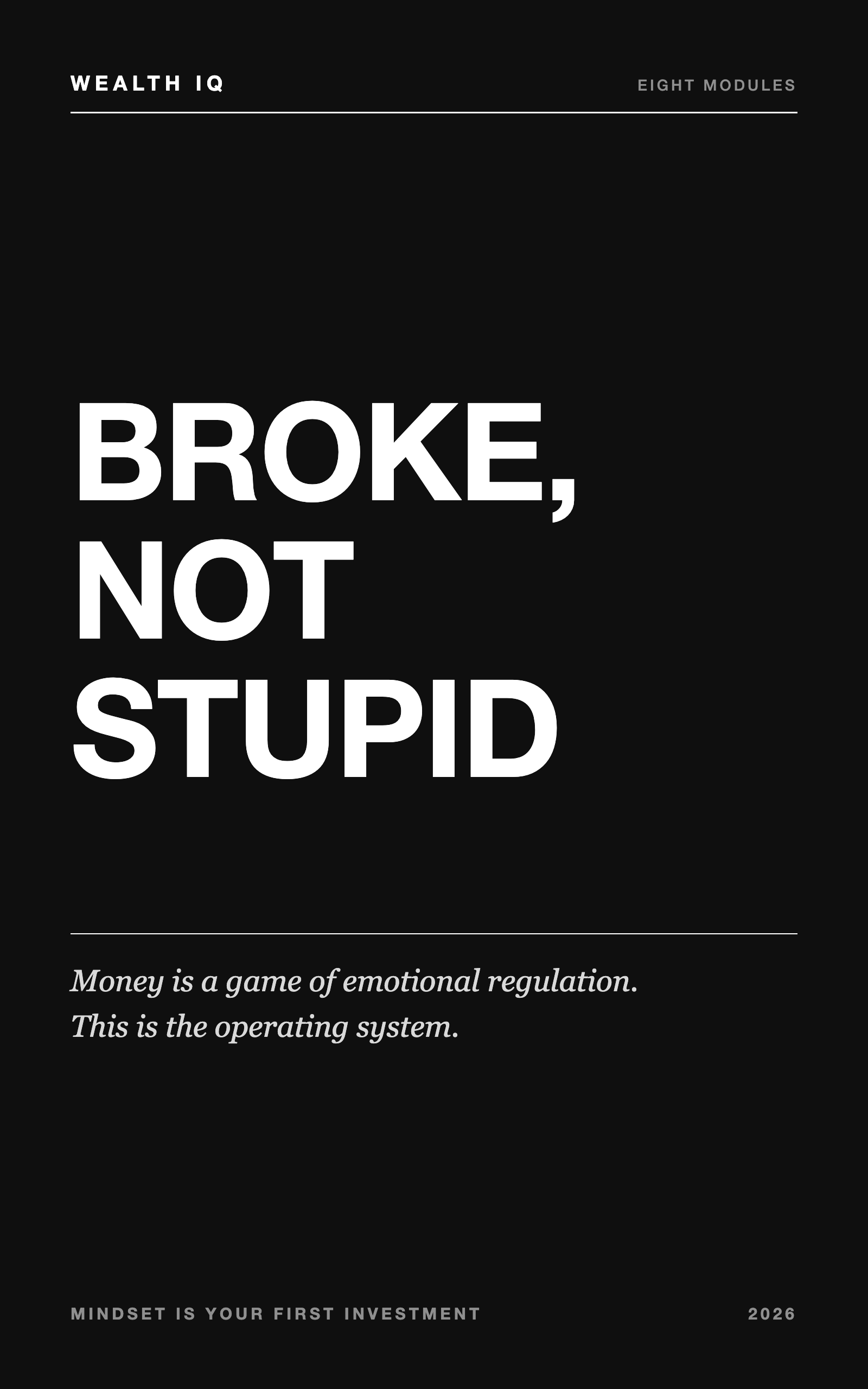 Broke, Not Stupid book cover